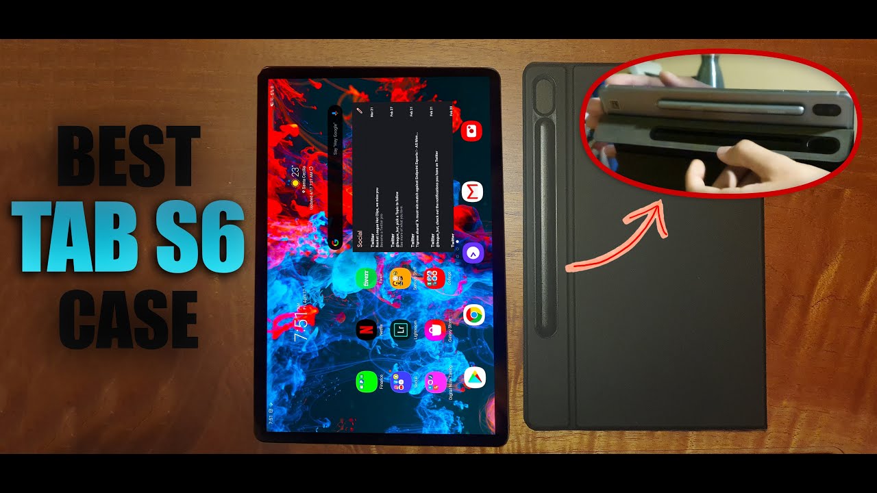 Best Case for Samsung Tab S6 (with pen-holder) *under $15* - 2020