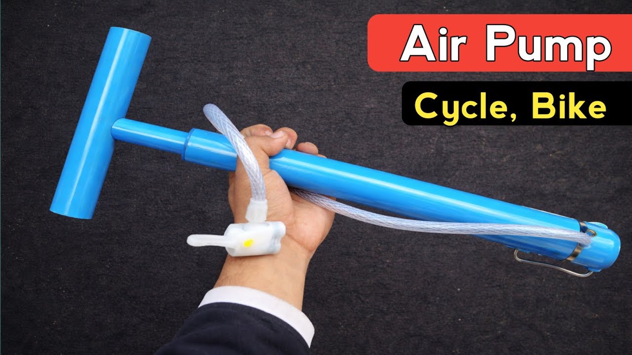 How To Make Cycle, Bike,  Air Pump | In Using PVC Pipe 😍