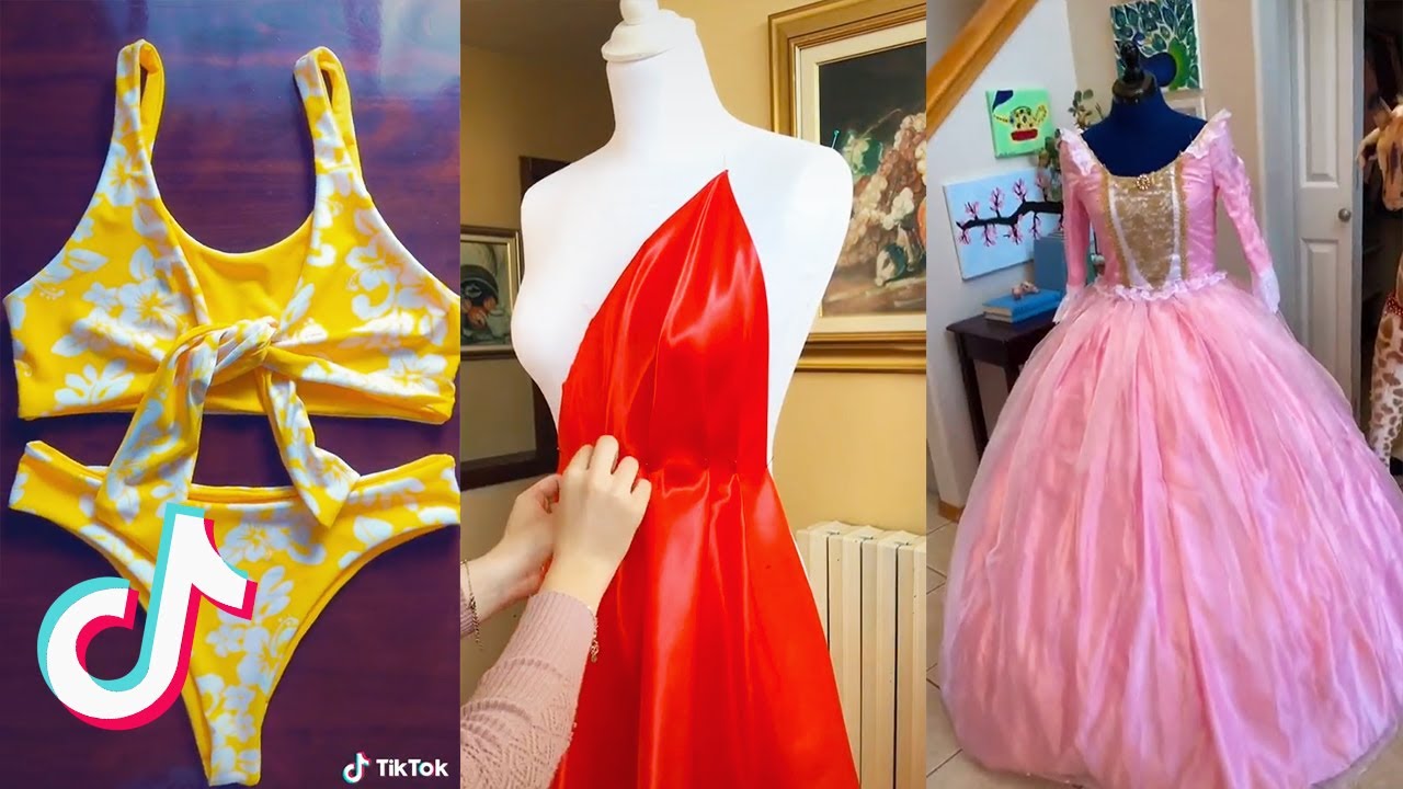 Making a Dress 👗✨🌈 TikTok Compilation✨DIY✨SEWING✨