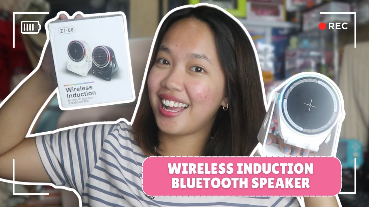 WIRELESS INDUCTION BLUETOOTH SPEAKER UNBOXING (Philippines) | Jam Rouello ♡