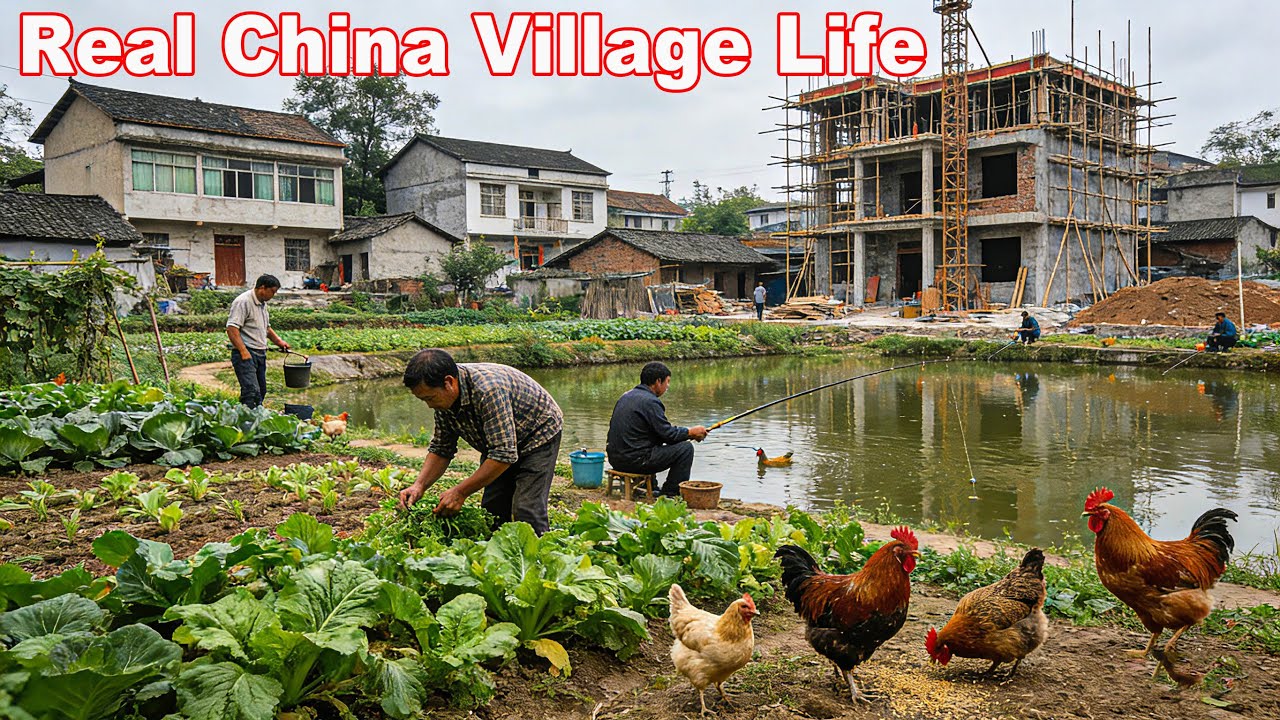 4K Real China Village Walk: Everyday Life in a Chengdu Countryside