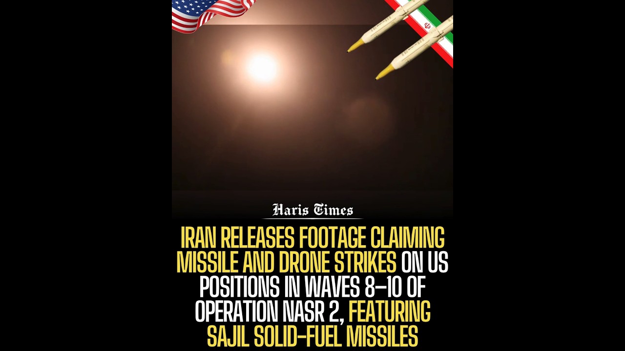 Operation Nasr 2: Iran Released Footage of Sajil Solid-Fuel Missiles Launch