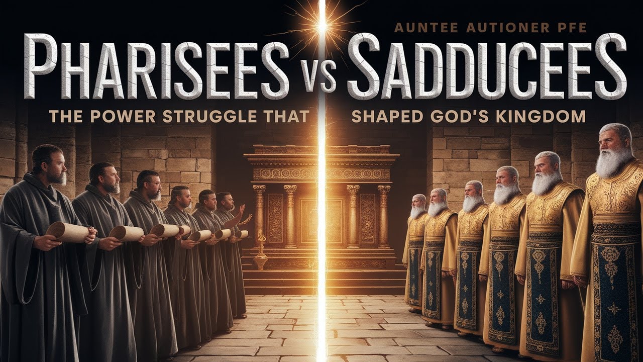 Pharisees vs  Sadducees The Power Struggle That Shaped God's Kingdom | Biblical stories