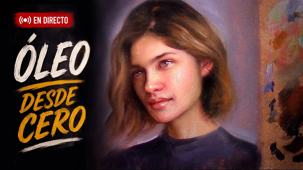 Directo - Pintando retrato al óleo