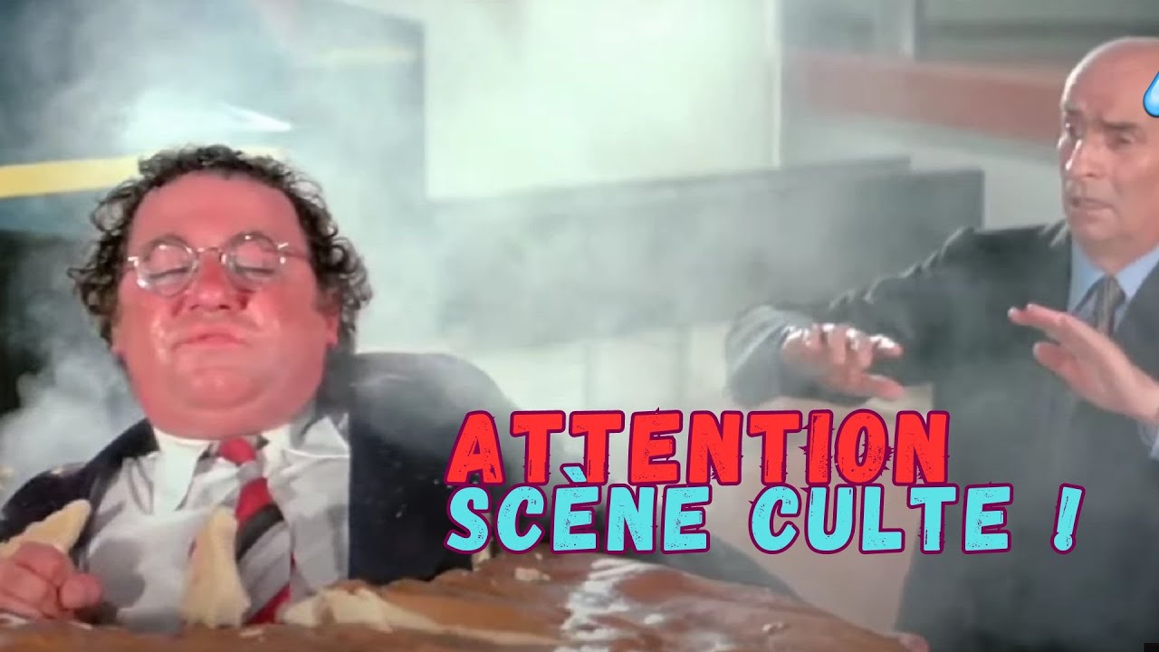 Scène Culte: Coluche et Louis de Funès et la Machine Tricatel  | L' Aile ou la Cuisse 1976