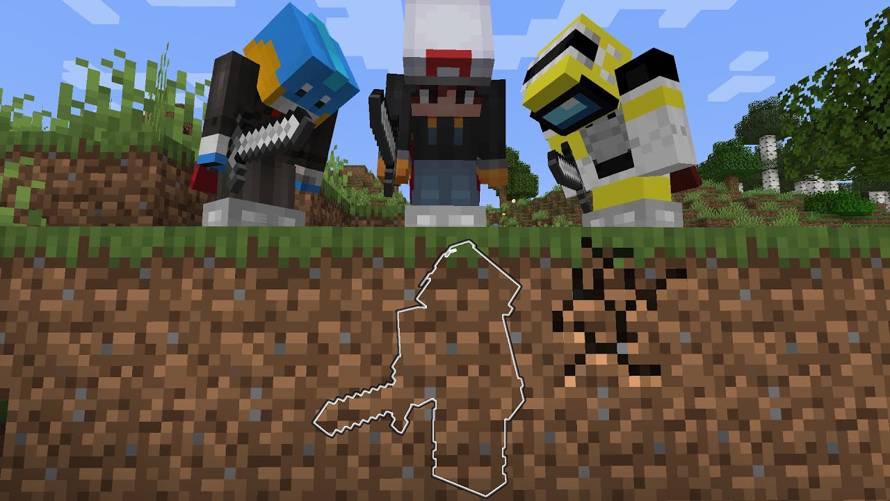 Выживальщик в Minecraft против 3 наемных убийц