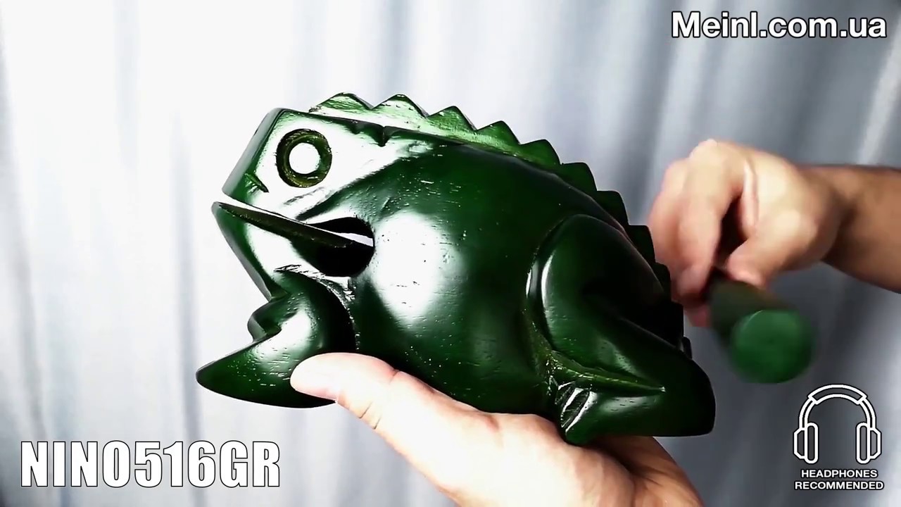 MEINL and NINO Guiros Frog Comparison