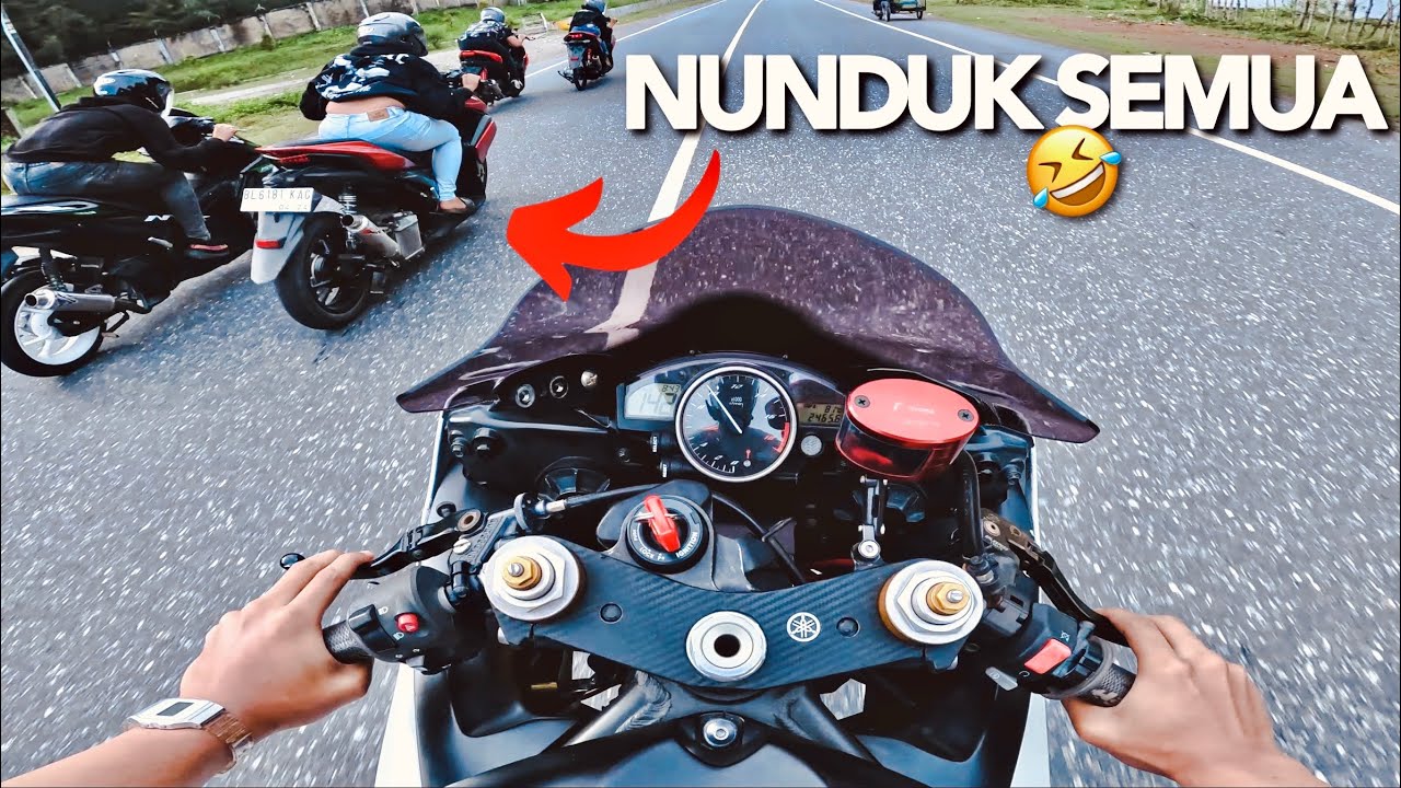 MREKA SPEEDING AKU WHEELIE | SUNMORI ATOS DI ACEH | R6