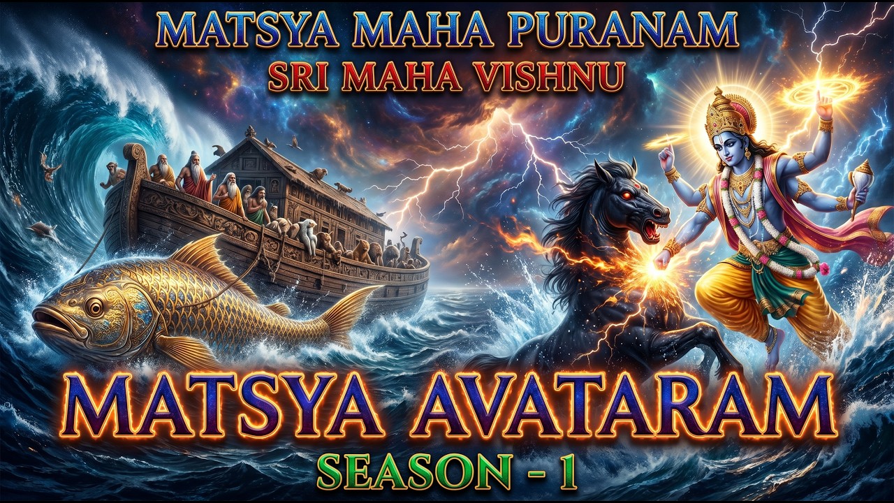 Matsya Mahapuranam - Season 1| Lord Vishnu Matsya Avatar Movie |మత్స్యావతారం | Full 3D AI Movie |