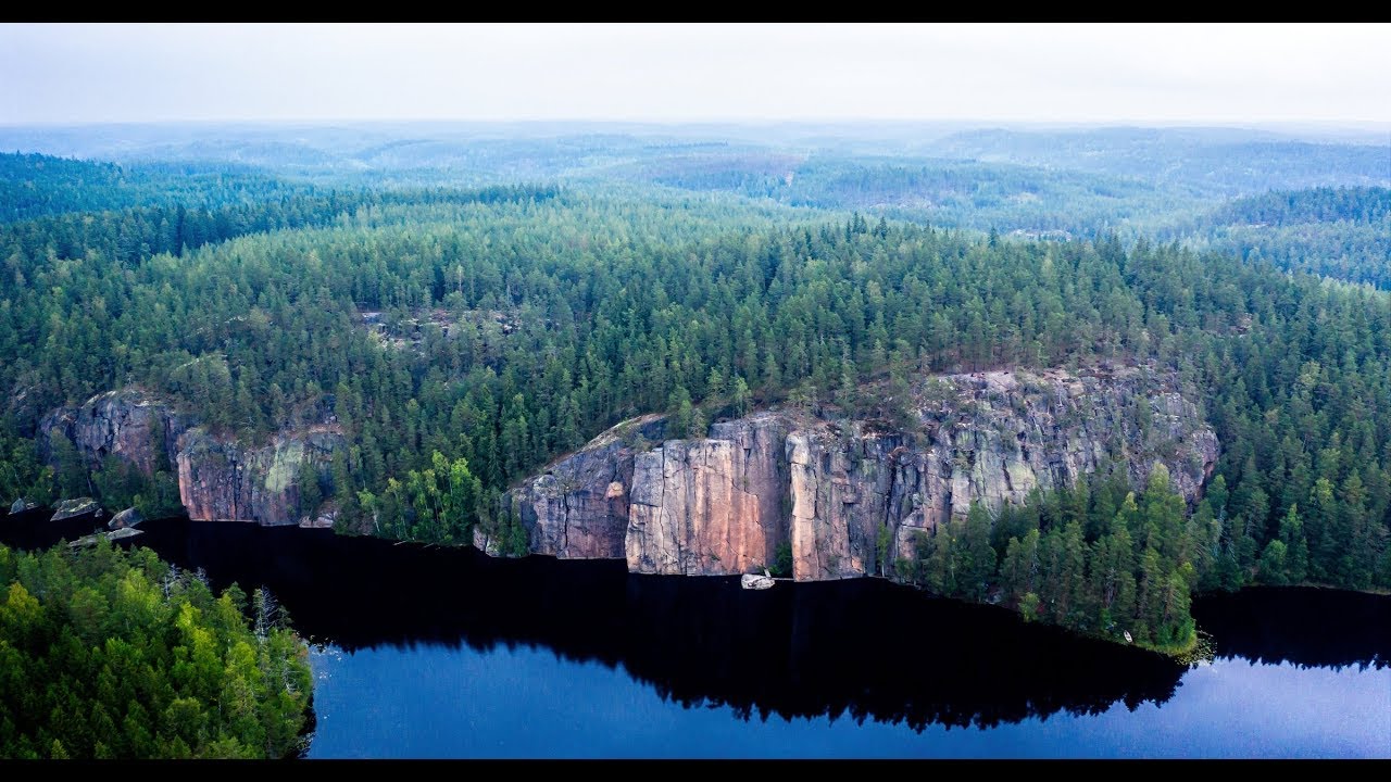 Finland best country to visit for travel. Repovesi national park.
