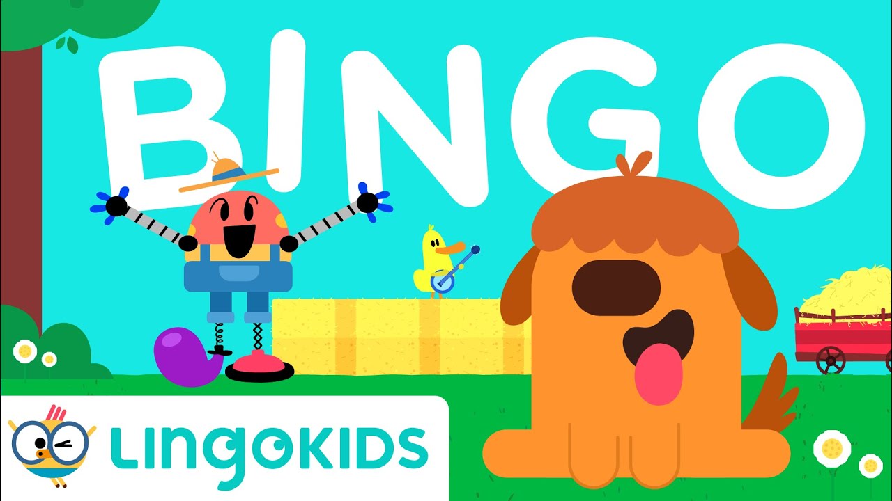 BINGO THE DOG SONG 🐶🎶 with BABY BOT 🤖| Songs For Kids | Lingokids