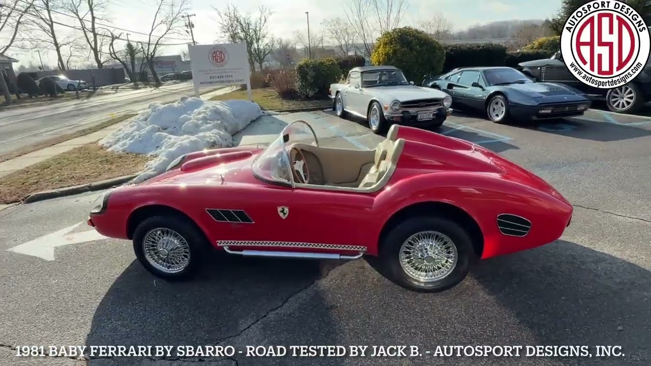 «Маленький Ferrari» 1981 года от Sbarro — тест-драйв Джека Б. — Autosport Designs, Inc.
