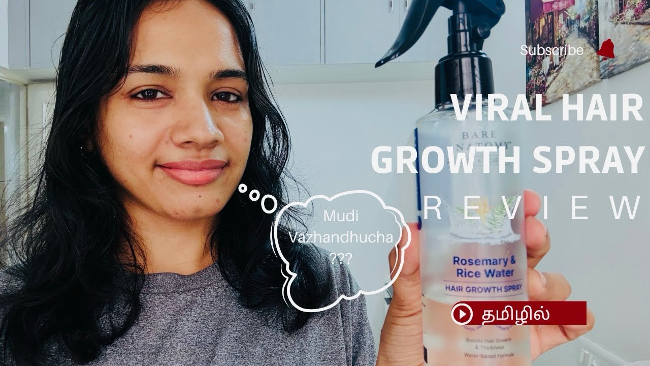 தமிழில் - Bare Anatomy Hair Growth Spray Review in Tamil