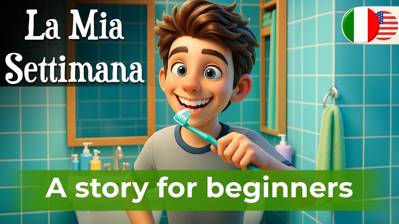 START TO UNDERSTAND Italian with a Simple story (My Week)