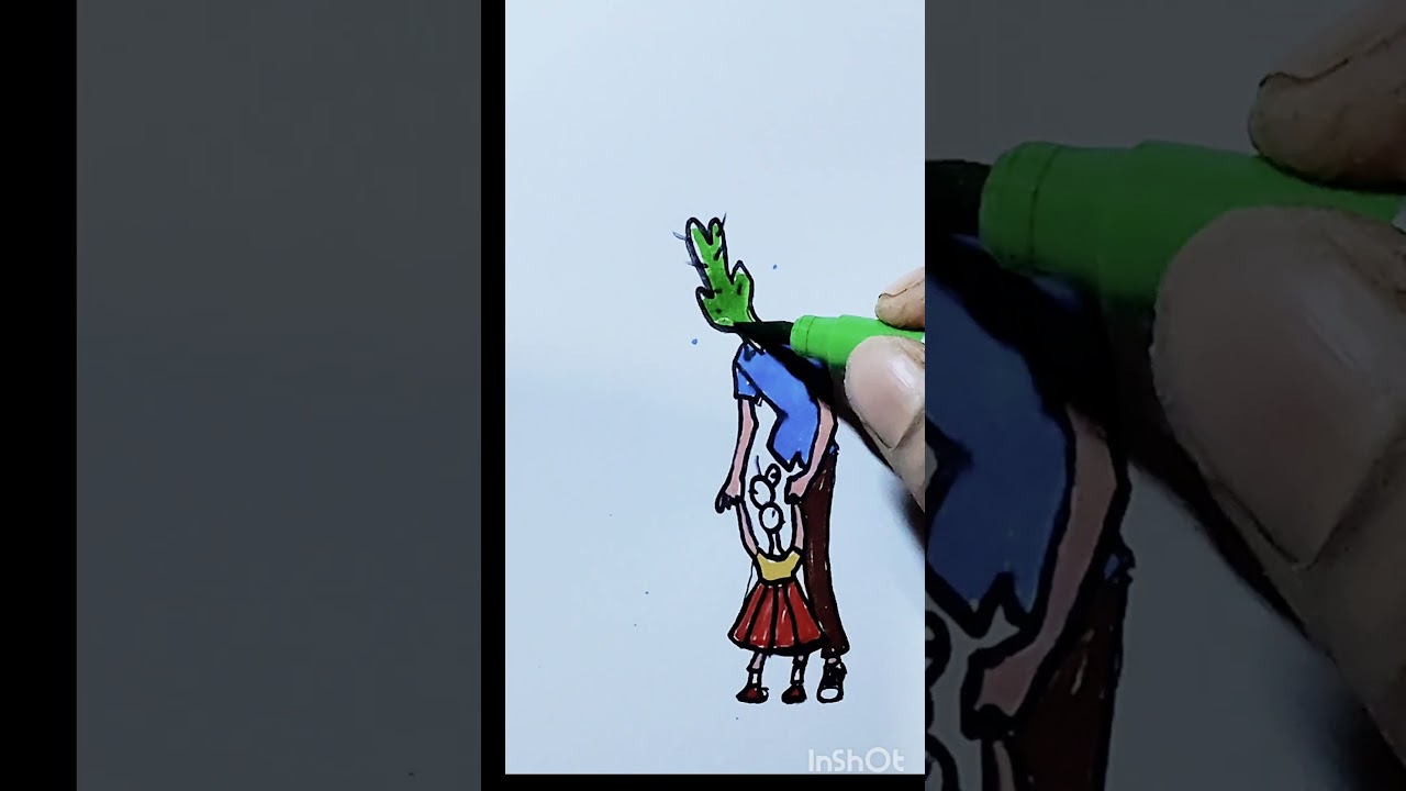 A cute cactus story 😍#motivation #artkidie #art #drawing #kidlitart #kidart #kidart #painting