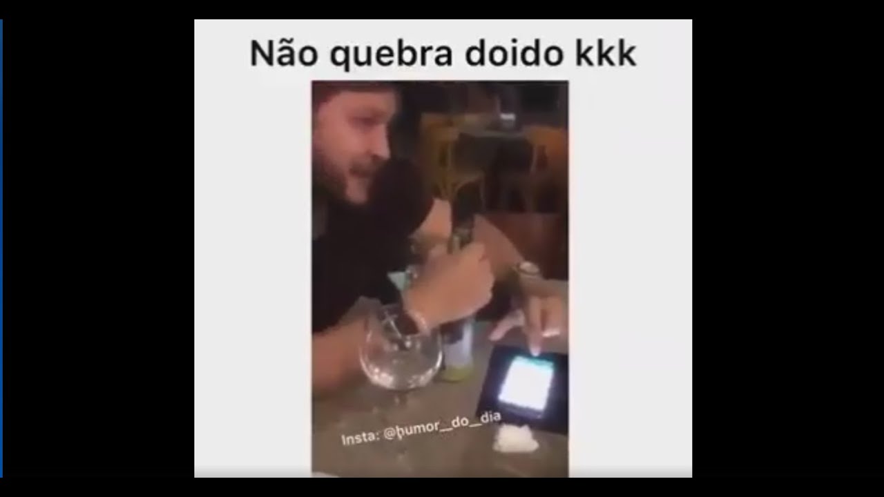 Homem afirma que a tela do seu celular n&atilde;o quebra, mais acabou quebrando