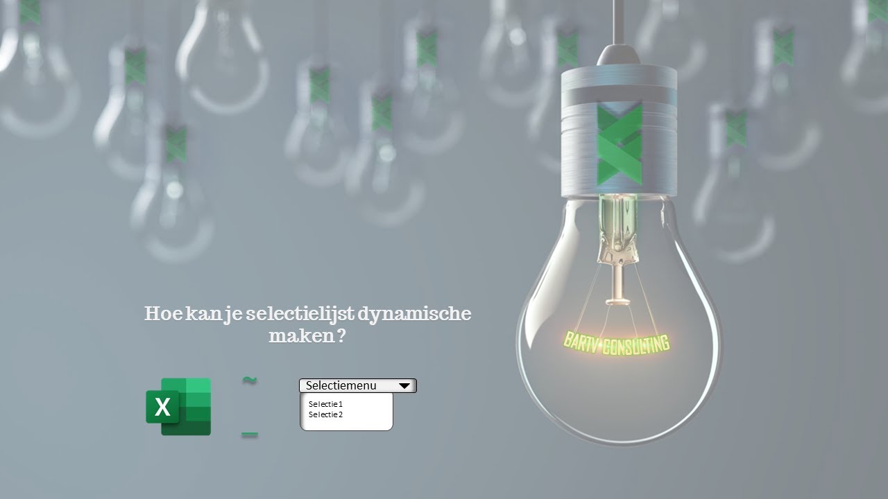 Excel Dynamische dropdownlijst
