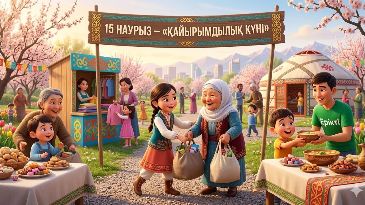 15 наурыз – «Қайырымдылық күні». 
