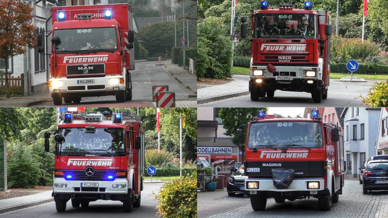 [Älteste Feuerwehr im Kreis Pinneberg! 150 Jahre Feuerwehr Barmstedt] Einsatzfahrten FF Barmstedt