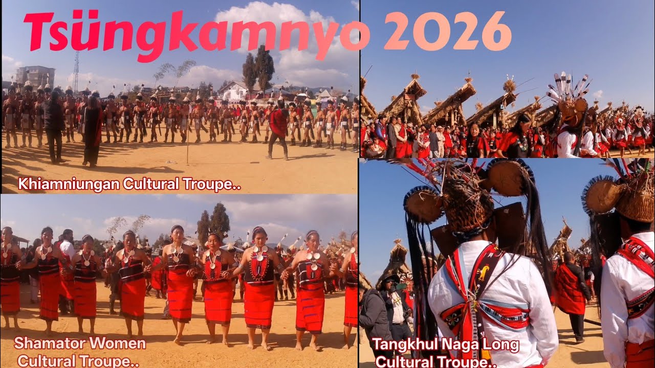 Three Different Cultural Troups//Traditional Dance During Tsüngkamnyo Celebration 2026 @Hq Shamator 