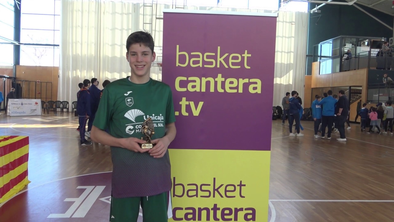 MARIO SAINT-SUPERY (&acute;06) Unicaja 1,78 m. MVP Copa Infantil Sant Vicen&ccedil; Montalt #BasketCantera.TV