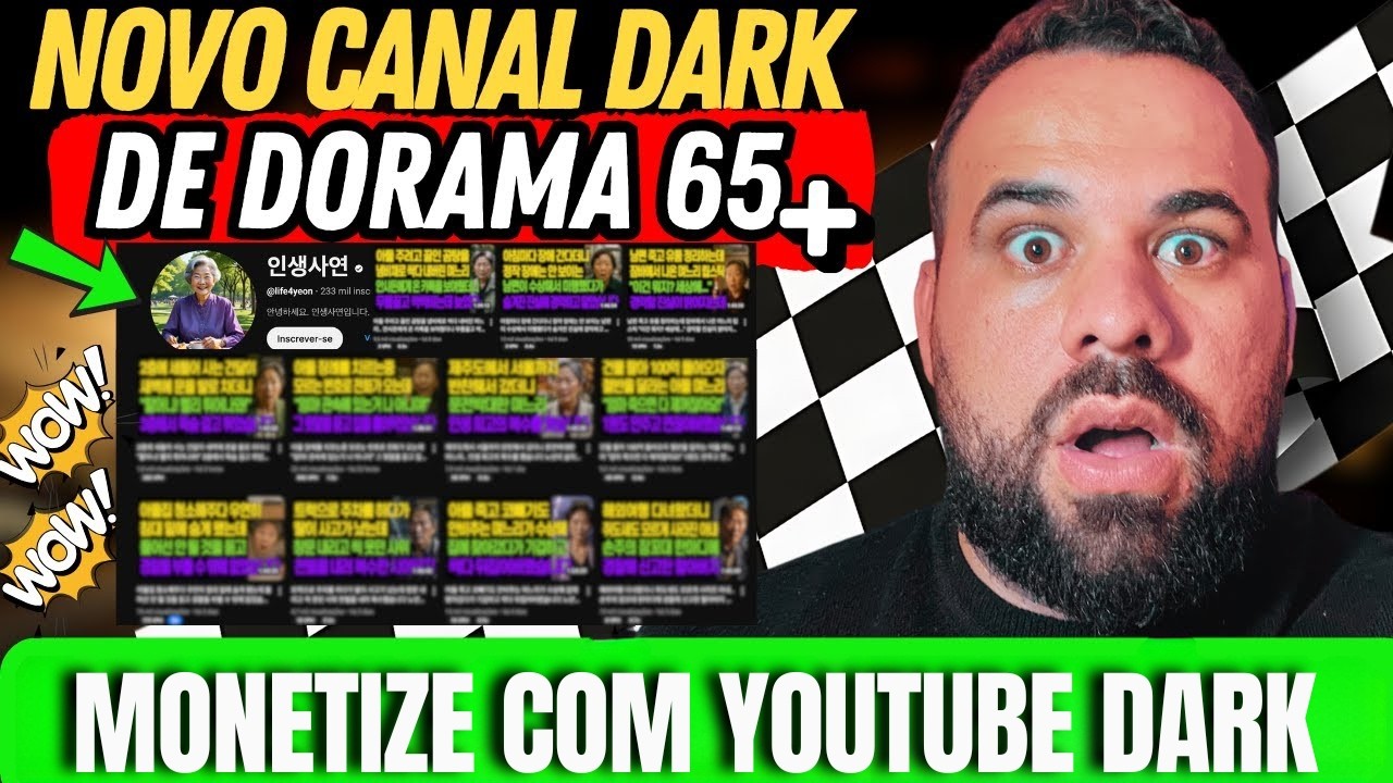 A NOVA ONDA: COPIEI UM CANAL DARK da Gringa Que J&aacute; Monetiza e Paga R$47.000/M&ecirc;s