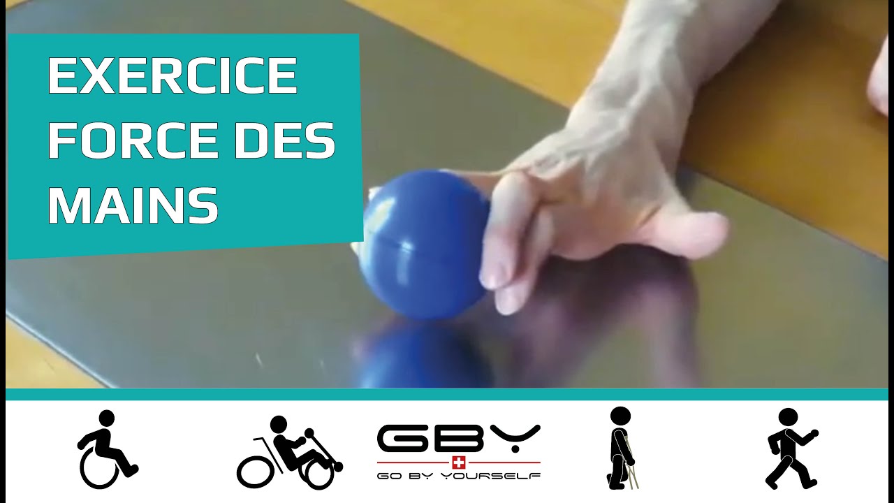GBY SWISS - [TUTO] Exercices pour développer la force des mains par un tétraplégique GBY