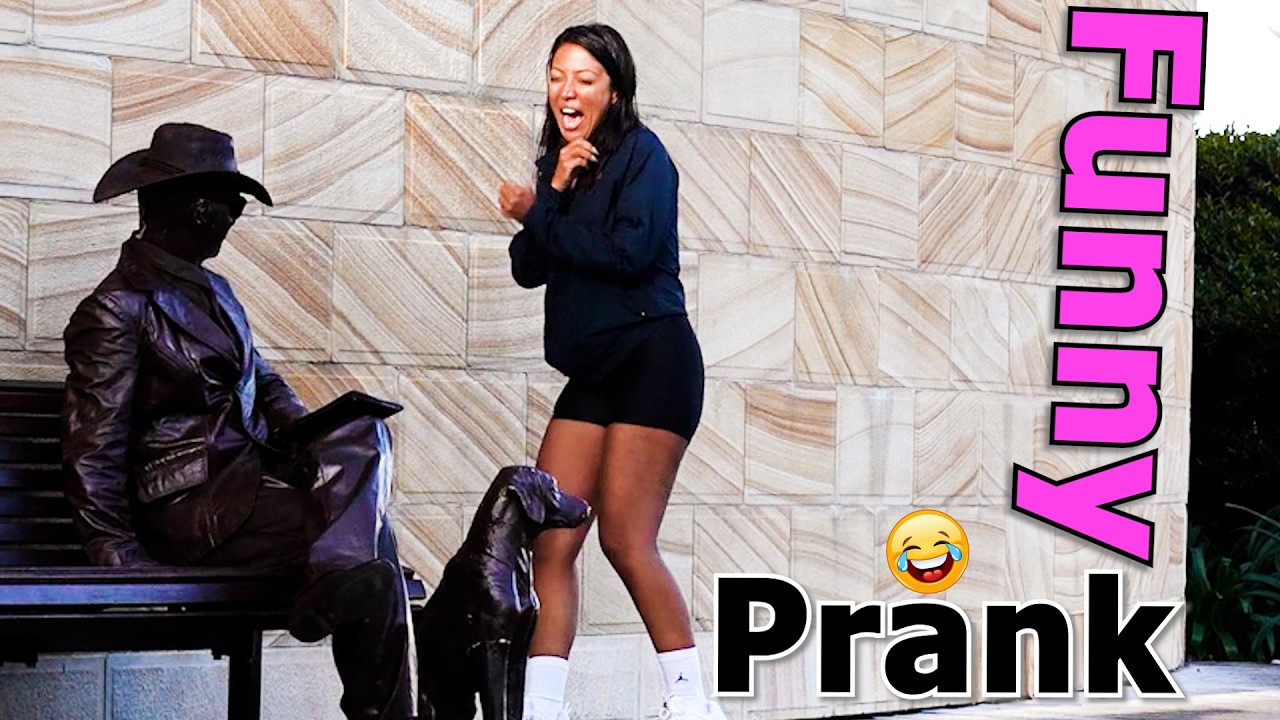 Funny Statue Prank - Hilarious Reactions to Watch | Sydney