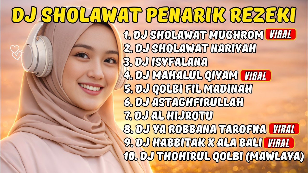 DJ SHOLAWAT JIBRIL PENARIK REZEKI | Slow Bass Merdu & Khusyuk