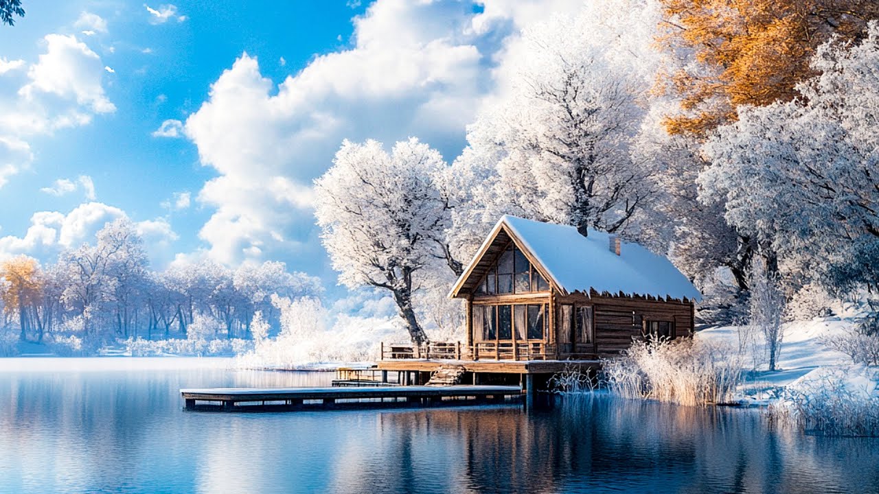 Relaxing, peaceful music, gentle instrumental music for calmness ❄️ Wonderful winter music