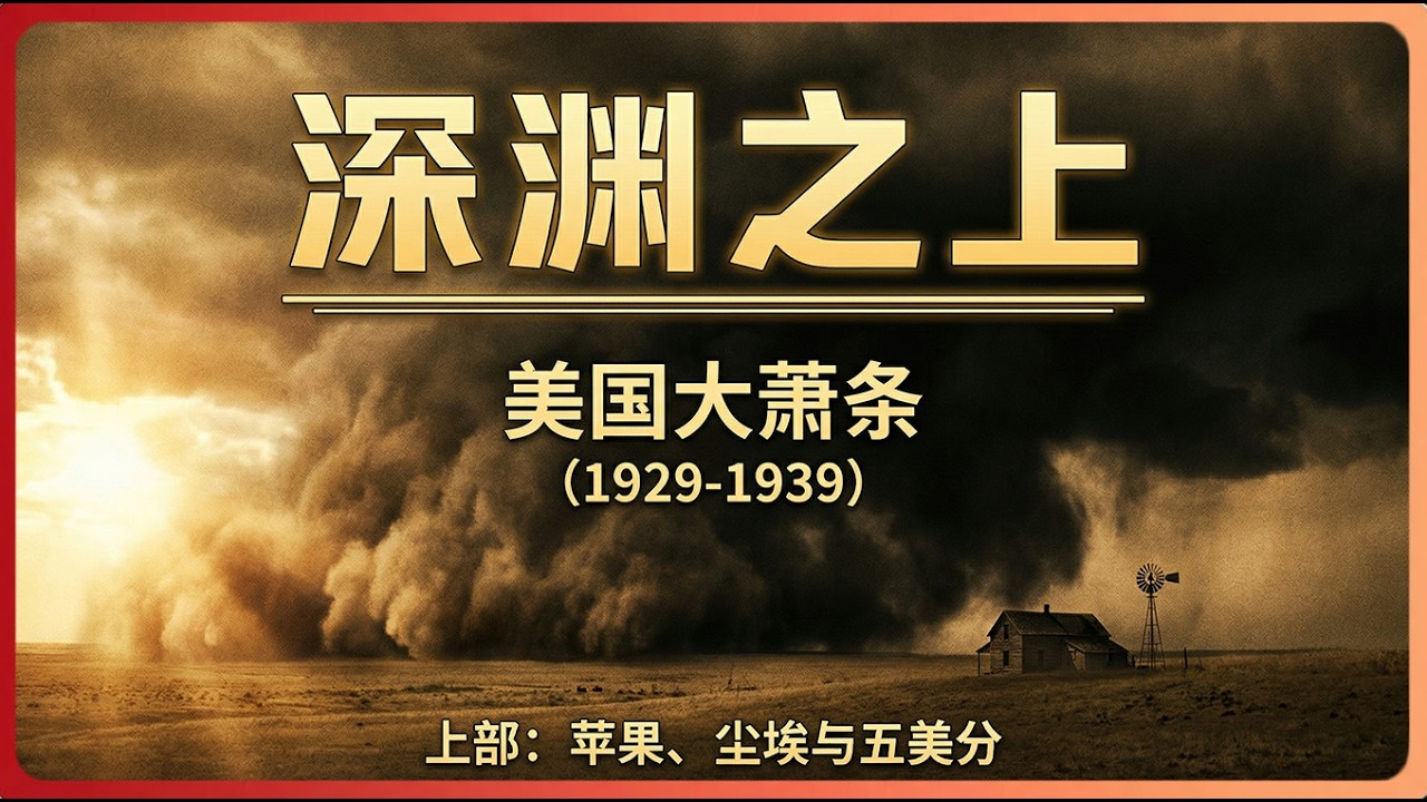 深渊之上：美国大萧条 (1929-1939)——上部：苹果、尘埃与五美分 | 股市崩盘 | 沙尘暴 | 胡佛村 | 移民母亲 | Great Depression | Economic Crisis