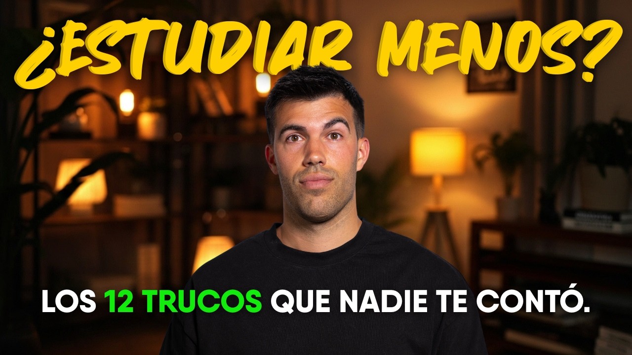 12 TRUCOS PARA MEMORIZAR MÁS Y ESTUDIAR MENOS (no pierdas más horas) 🚀