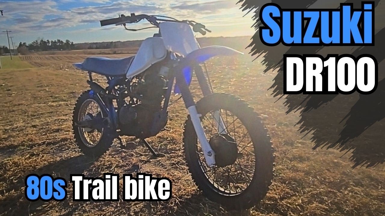 Clapped DR100 gets a cobbled muffler