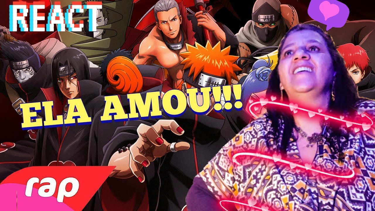 MINHA MÃE OUVINDO PELA PRIMEIRA VEZ O RAP DA AKATSUKI DO 7 MINUTOZ!!!🔥 [REACT] 🔥