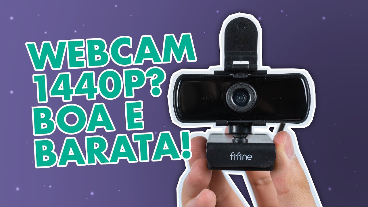 Uma webcam 1440p BARATA? Review da Fifine K420!