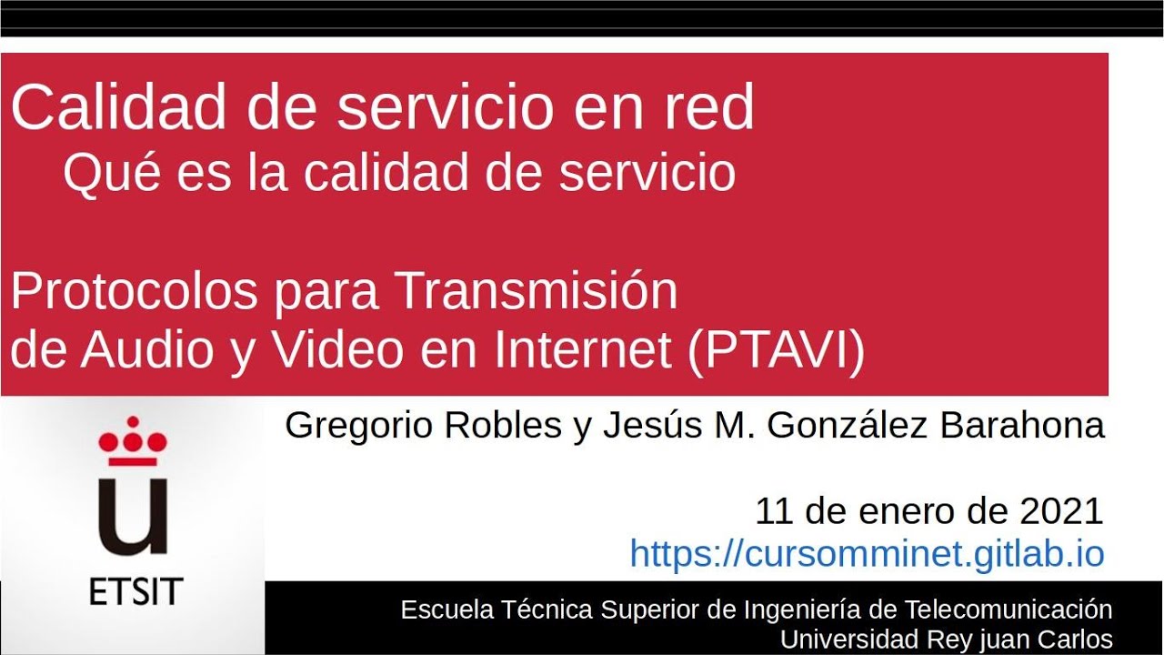 Calidad de servicio en red. Qu&eacute; es la calidad de servicio.