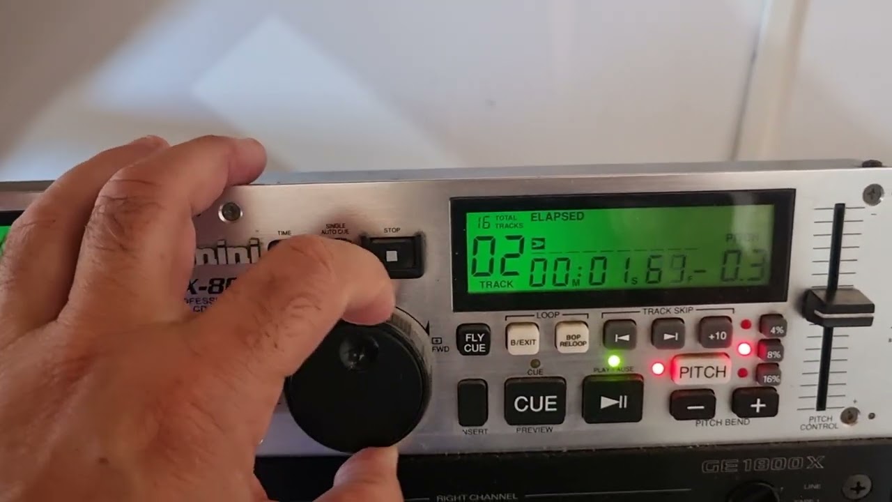 Cdj Gemini CDX-802 Professiobal dual CD player