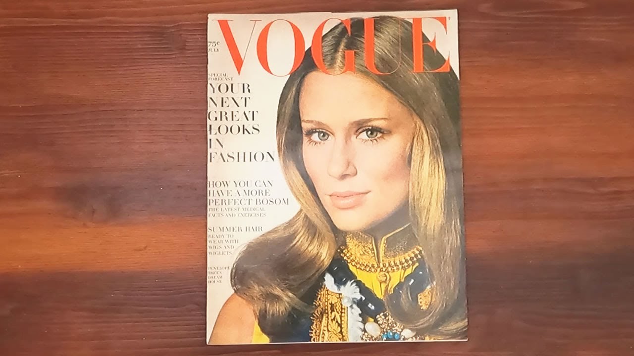 1968 July ASMR Magazine Flip Through: Vogue Lauren Hutton, Jean Shrimpton, Penelope Tree, Veruschka