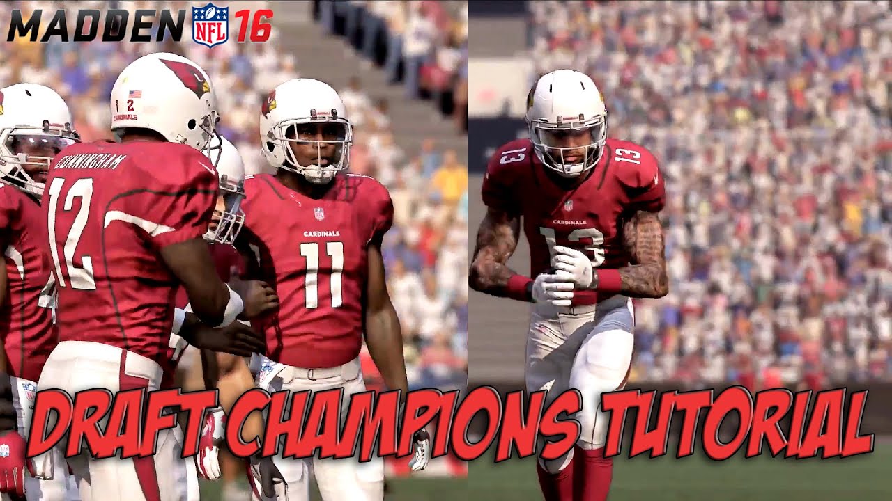 Madden NFL 16- How to Play Draft Champions | Draft Champions Tutorial