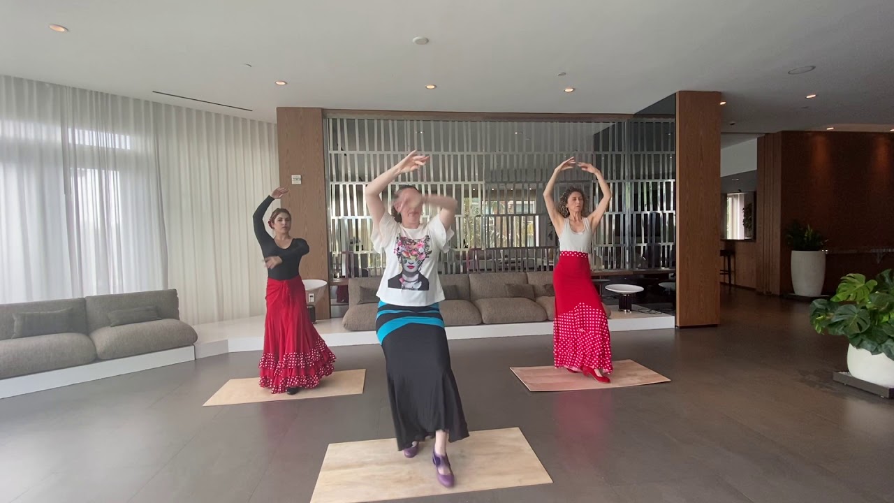 StepFlix Flamenco clase en vivo para principiantes 1 por Ania Diaz