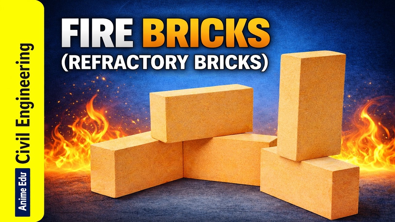 Fire Bricks or Fire-Clay bricks or Refractory bricks // Types of Fire Bricks or Refractory Bricks //