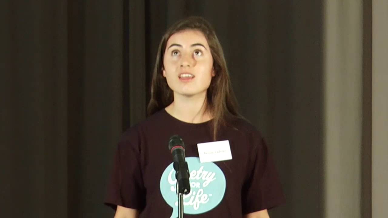 Alessia Lederer performing The Listeners by Walter de la Mere