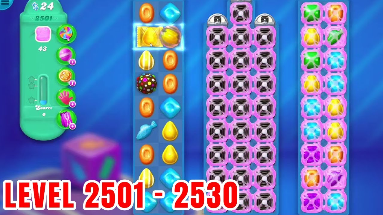 Candy Crush Soda Level 2501 - 2530 || Playing with Boosters