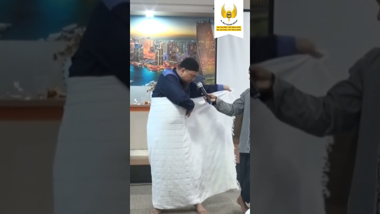Tata Cara Memakai Kain Ihram #tatacara #tutorial #ihram #kainihram #manasikumrah #umrah2024