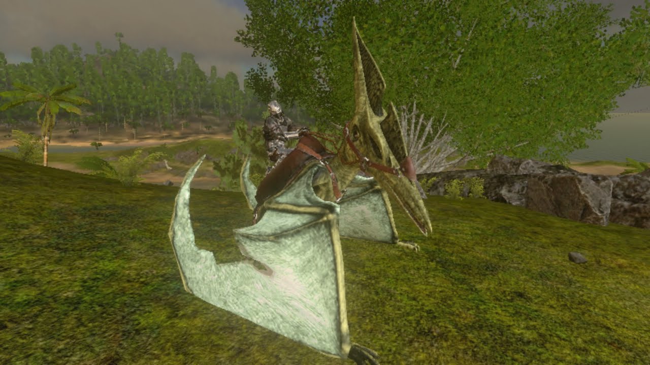 Ark survival evolved mobile Kurdish چۆنیەتی خولانەوە و ماڵیکردنی pteranodon