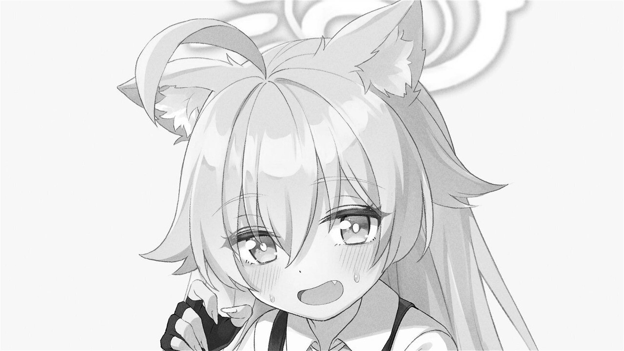 Ojisan turns into a cat. | A Blue Archive Story