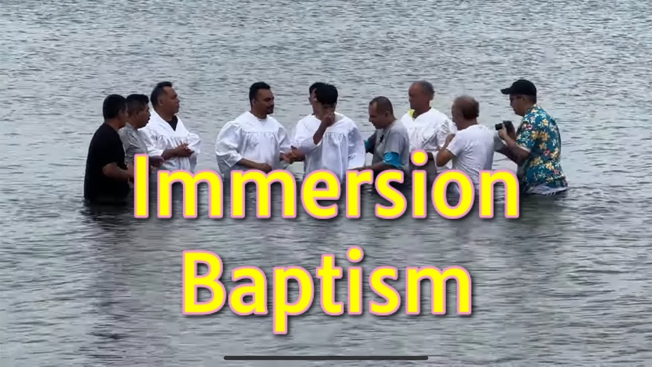 Dive Into The Holy Waters: Immersion Baptism Experience