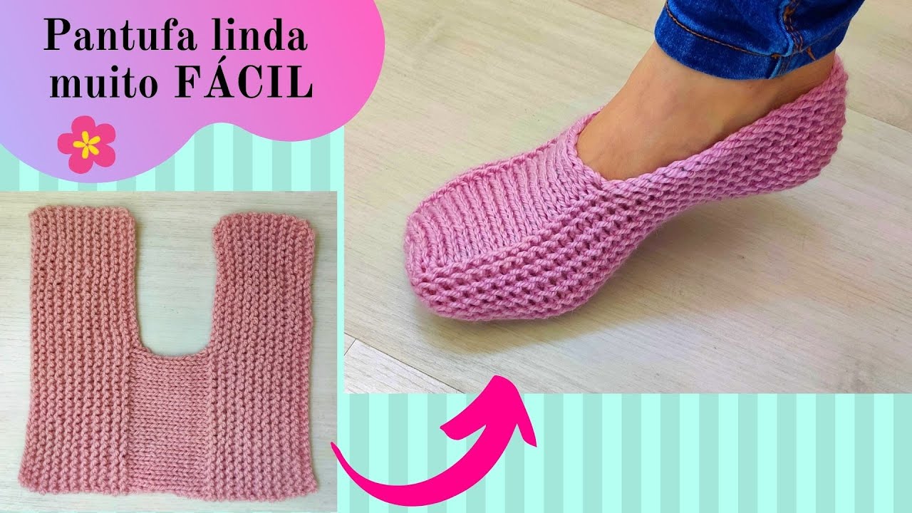 ПОШАГОВОЕ ВЯЗАНИЕ PANTUFA ДЛЯ НАЧИНАЮЩИХ