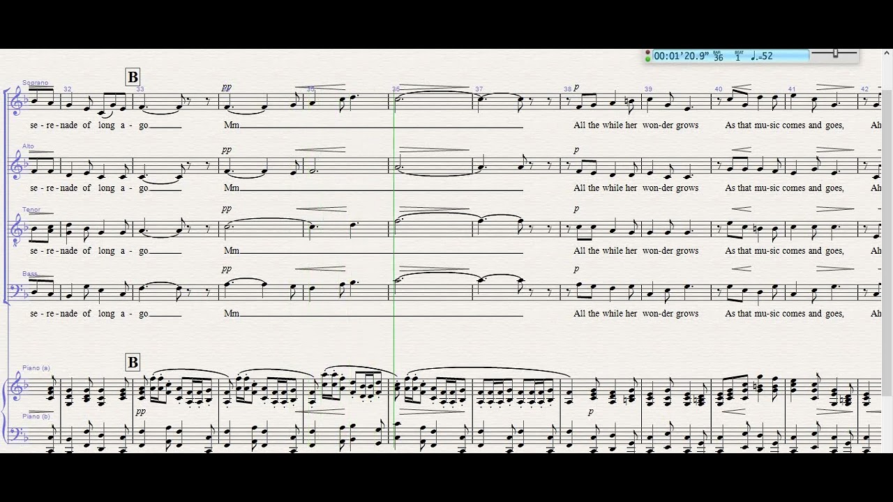 Where the Gentle Avon Flows (Elizabethan Serenade) SATB by Ronald Binge.  Complete demo track.