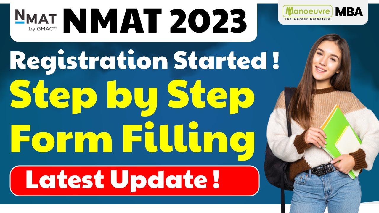 NMAT (NMIMS) 2023 - Step By Step Form Filling Process | NMAT Registration Started | Latest Update